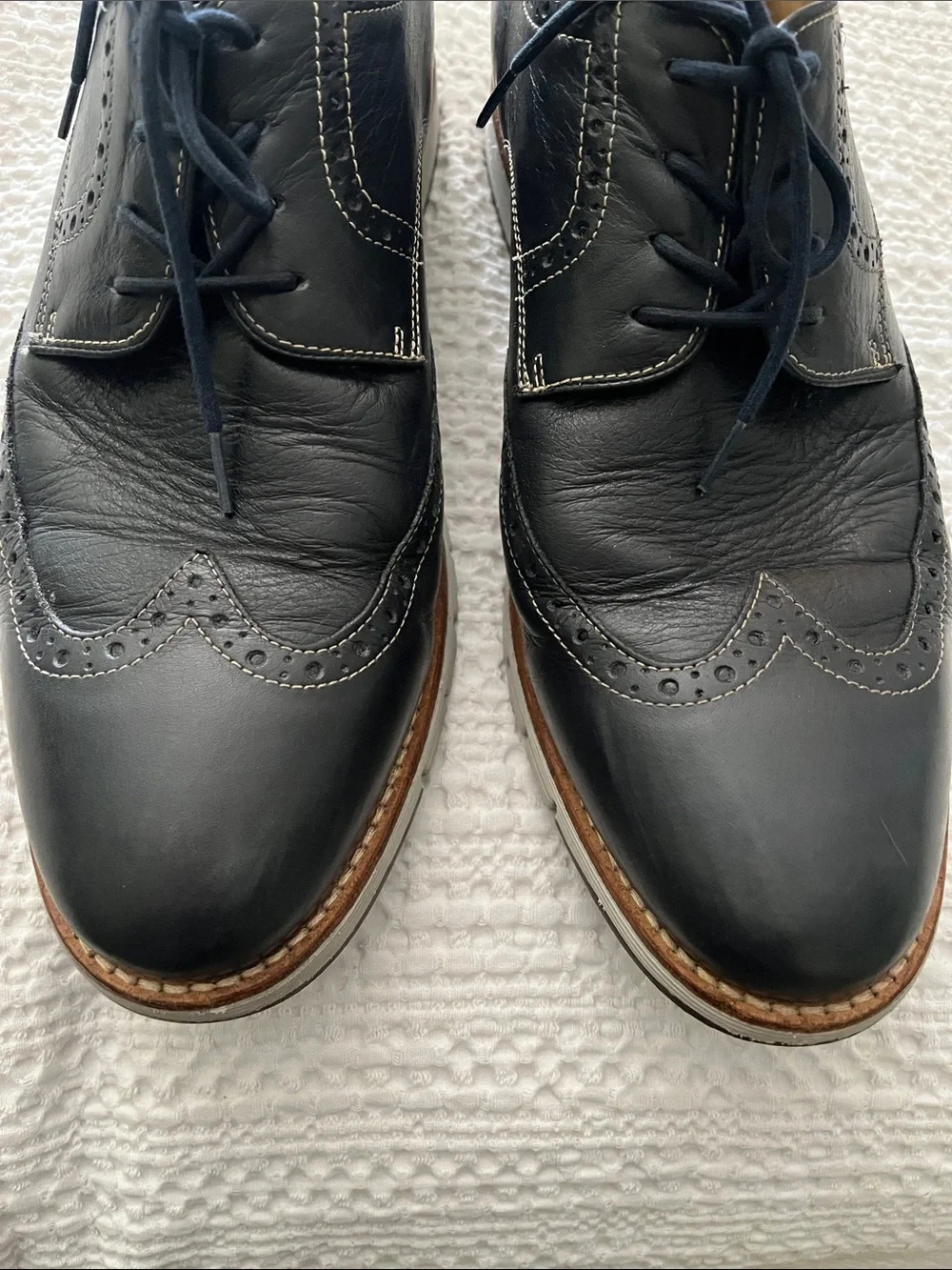 Johnston and Murphy 1850 premium navy